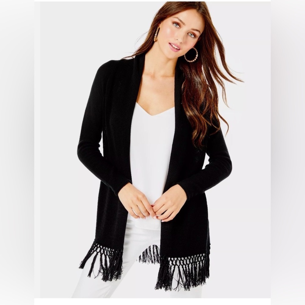 Lilly Pulitzer Tatum Cardigan Black